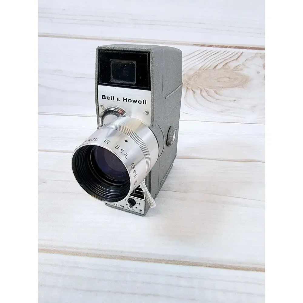 Vintage Bell & Howell Electric Eye 8mm Movie Camera Tested W/Case & Manual